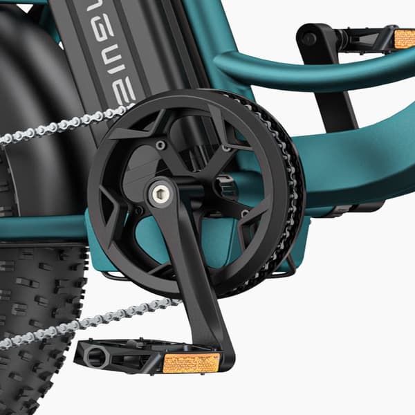 ENGWE L20 Boost Step-Thru E-cykel, 250W motor, 13AH batteri, 20 x 4.0 dæk, Shimano 7 gear,Sort