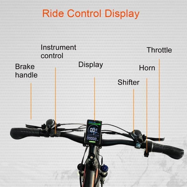 Randride YG90A Sølv elektrisk cykel City Style ebike