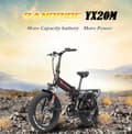 Miniatyrbillede 4 af 11: Randride YX20M 1000W kompakt fedtdæk e-cykel