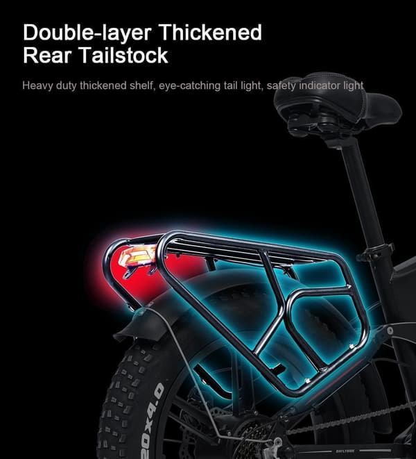 Randride YX20M 1000W kompakt fedtdæk e-cykel