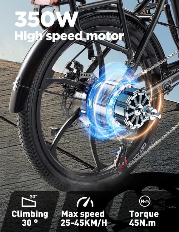 Randride YA20 350W letvægts elektrisk pendlercykel