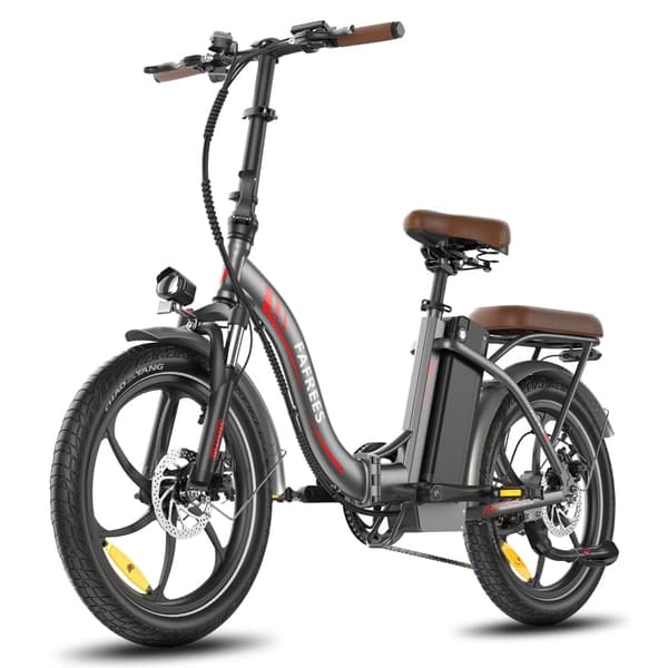 FAFREES F20+ Pro 20'' elcykel, 250W motor, 36V 22,5Ah batteri, 85-100km räckvidd, Shimano 7 speed, 20''*3.0 däck Grå