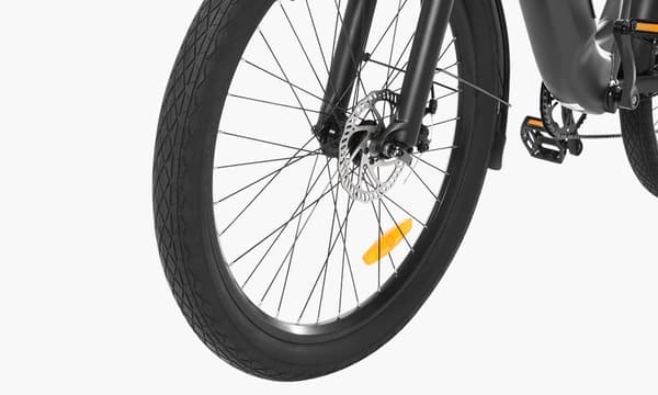 DYU C1 elektrisk bycykeldame 26 tommer 350W 10.4AH Preto
