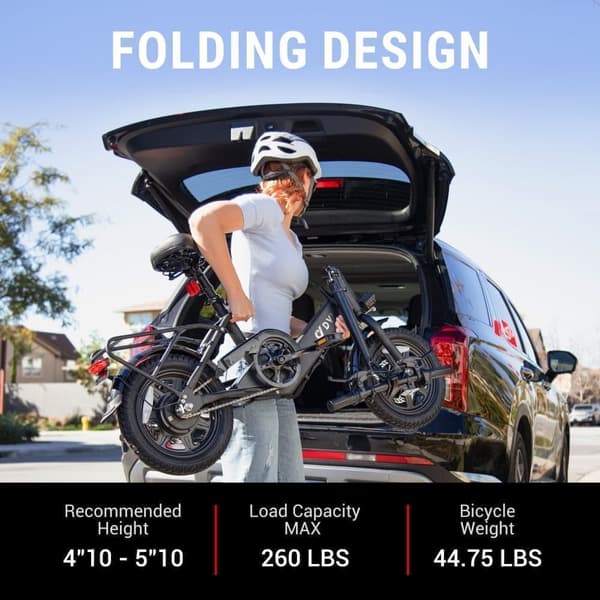 DYU C3 taitettava Ebike-sähköpyörä