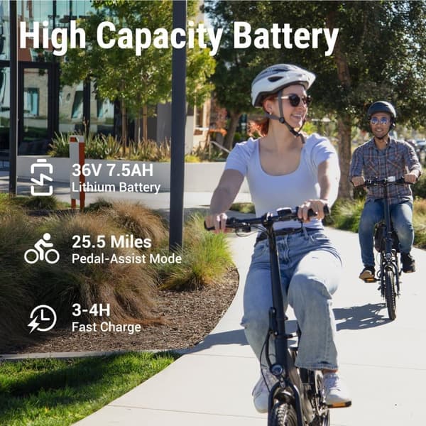 DYU C3 taitettava Ebike-sähköpyörä