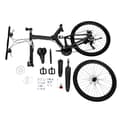 Miniatyrbillede 4 af 4: Kompakt sammenklappelig cykel, 26" hjul, holdbart stålramme, pålideligt bremsesystem