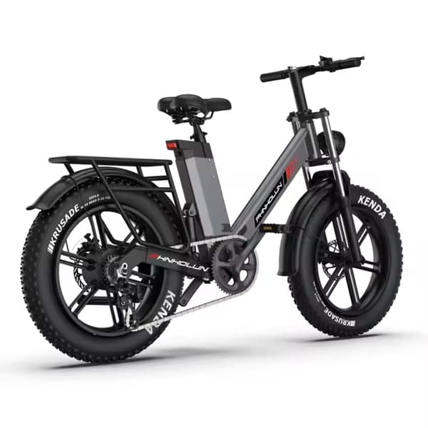 Elcykel PHNHOLUN C6 Pro 1000W, 45 km/h, 48V 17.5Ah, stora 20x4.0 tum däck full suspension
