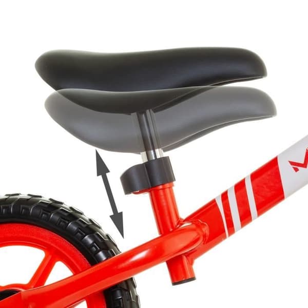 Cykel utan pedaler - Molto - Minicykel Röd - 10 tum - 2 till 5 år - Ultralätt