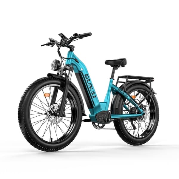 GUNAI-V sähköpyörä aikuisille 26'' askelmallinen työmatkapyörä 1000W 48V 21Ah akku