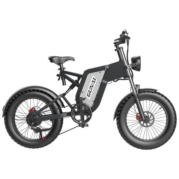 GUNAI MX25 1000W sähköpyörät aikuisille 20*4.0″ paksurenkainen 48V 25Ah täysjousitus