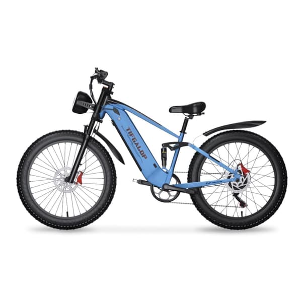 Tifgalop ES28 26" sähköpyörä, 48 V 18 Ah irrotettava akku, 1000 W fatbike