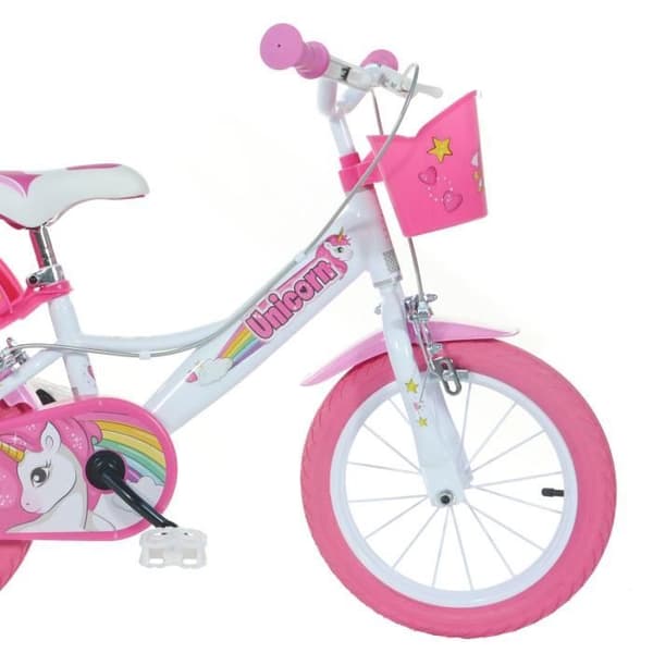 16" UNICORN barncykel - 5 till 7 år - Rosa
