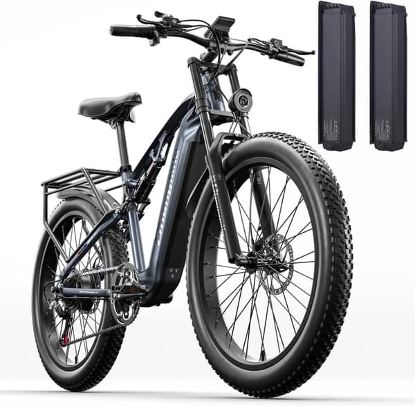 Elektrisk cykel Shengmilo MX05 Broms: Hydraulisk oljebroms 1000W 48V17.5AH borstlösa motorer Litiumbatteri Vuxen Off Road E-cykel