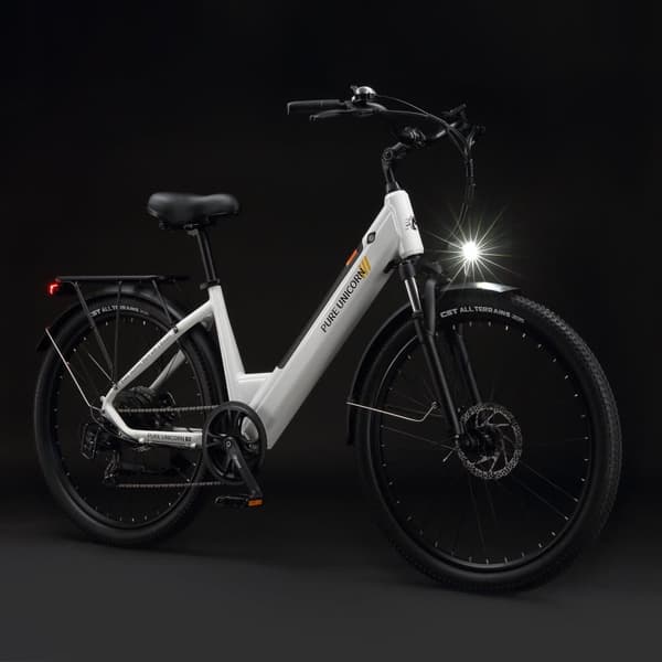PURE UNICORN U2 27,5" sähköpyörä, läpiajo, 48 V 12,8 Ah akku