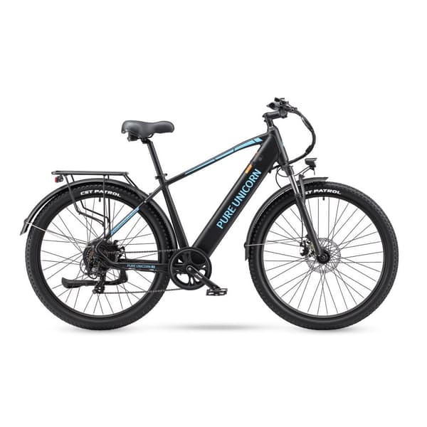 PURE UNICORN U3 29" mountainbike med elmotor, 750W 48V 12.8Ah, svart