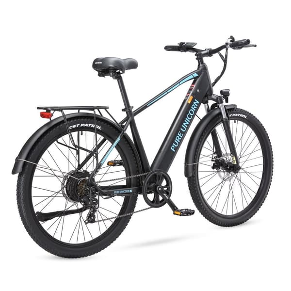 PURE UNICORN U3 29" mountainbike med elmotor, 750W 48V 12.8Ah, svart