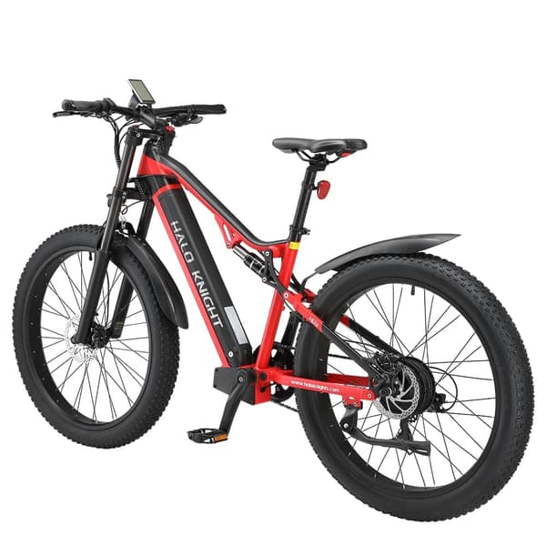 Elcykel HALO KNIGHT H03, 48V 1000W 19.2Ah, 27.5", Röd