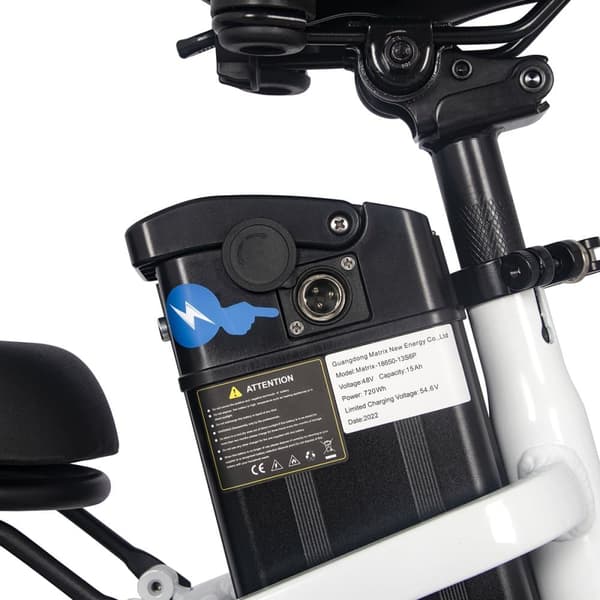 Sammenklappelig Elcykel AVAKA BZ20 Plus 500W Motor 48V 15Ah Batteri