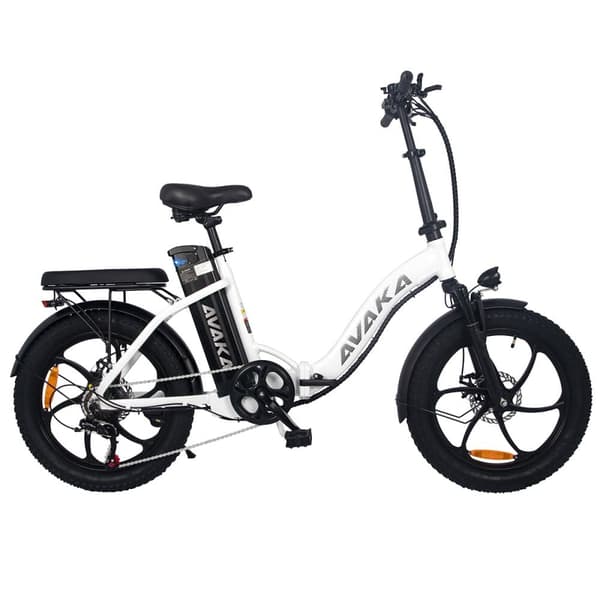 Sammenklappelig Elcykel AVAKA BZ20 Plus 500W Motor 48V 15Ah Batteri