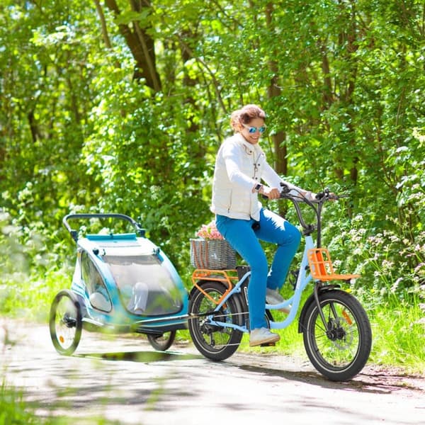 Sähköinen kaupunkipyörä Hidoes C6 - 250W 36V 13AH - Paksurenkainen sähköpyörä - Sininen