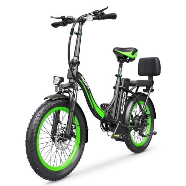 Hopfällbar elcykel med baksäte Hidoes C1, 750W 48V 13Ah, 20-tums feta däck