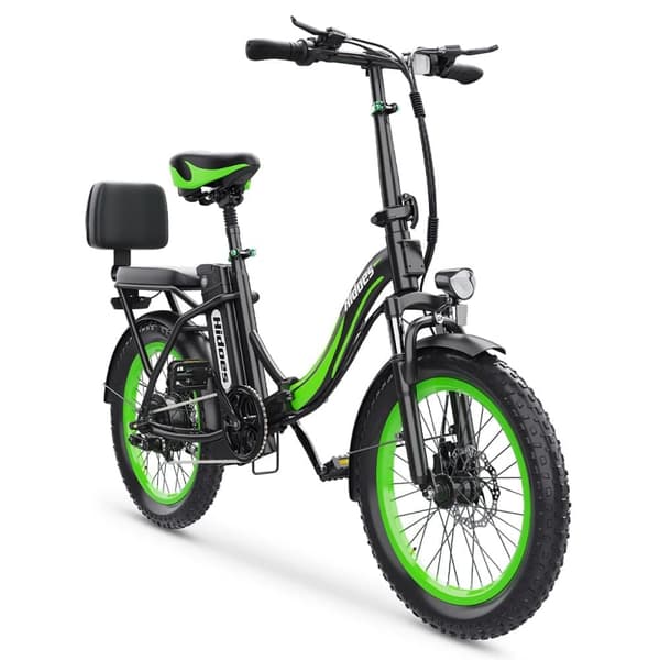 Hopfällbar elcykel med baksäte Hidoes C1, 750W 48V 13Ah, 20-tums feta däck