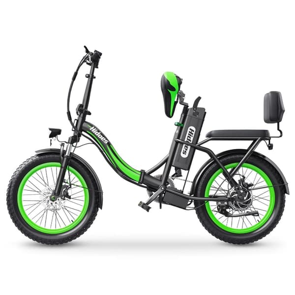 Hopfällbar elcykel med baksäte Hidoes C1, 750W 48V 13Ah, 20-tums feta däck