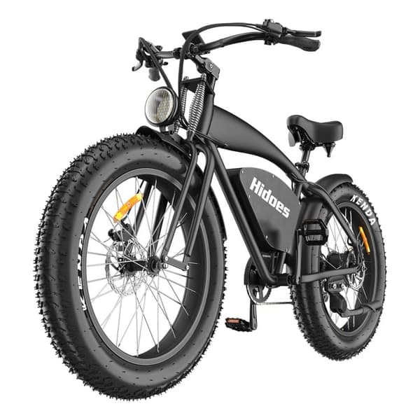 Retro sähköpyörä Hidōes B3, 1200 W 48 V 18,2 Ah akku, 26" fatbike