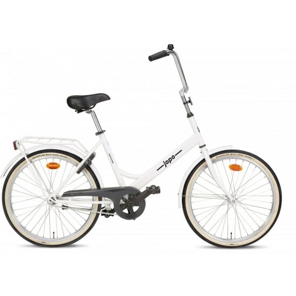 Helkama Jopo cykel, 24", 1-växlad, vit