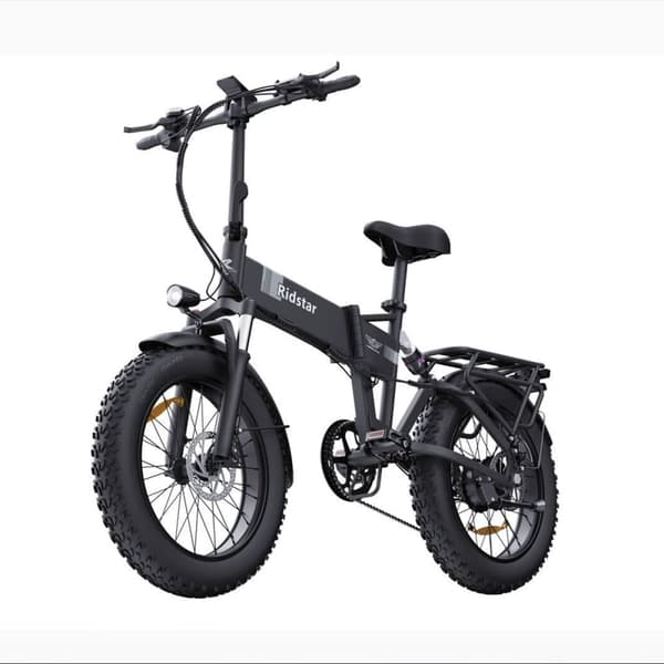 Hopfällbar elcykel Ridstar H20 1000W Peak Motor 48V 15Ah Batteri