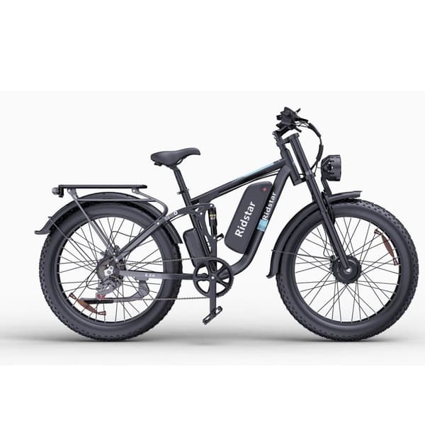 Maastopyörä RIDSTAR E26 Pro, 2000 W kaksoismoottori, 26" paksut renkaat
