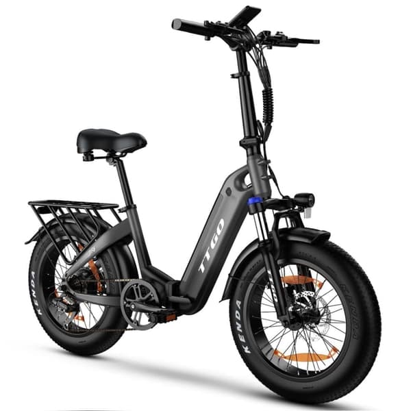 Taittuva sähköpyörä TTGO F6, 250 W, vääntömomentti 45 Nm, 25 Ah, vihreä