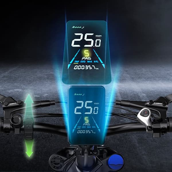 Sammenklappelig elcykel TTGO F6, 250W med moment 45NM, 25Ah, grøn