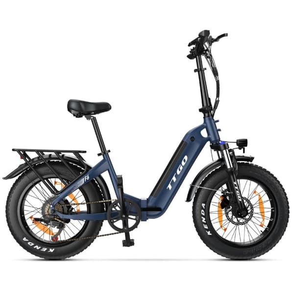 Sammenklappelig elcykel TTGO F6, 250W med moment 45NM, 25Ah, grøn