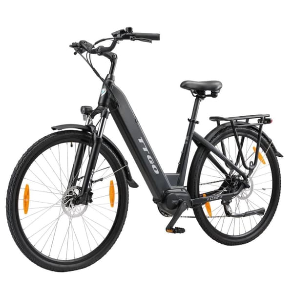 Sähköpyörä TTGO ZZ-28ST, Bafang keskiveto 250 W moottori, 36 V 20 Ah
