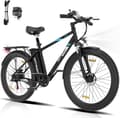 Miniatyrbild 1 av 6: HITWAY Elcykel 26*3,0 Big Inch, City Mountain Bike, E-Bike Avtagbart litiumbatteri 48V15Ah - 7 hastigheter