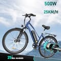 Miniatyrbild 6 av 6: COLORWAY Elcykel 28" VAE - E-BIKE MTB Avtagbart batteri 36V 15Ah - 250W motor - Shimano 7 Speeds - Blå