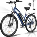Miniatyrbild 1 av 6: COLORWAY Elcykel 28" VAE - E-BIKE MTB Avtagbart batteri 36V 15Ah - 250W motor - Shimano 7 Speeds - Blå