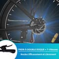 Miniatyrbild 2 av 4: COLORWAY Elcykel 28" VAE - E-BIKE MTB Avtagbart batteri 36V 15Ah - 250W motor - Shimano 7 Speeds - Svart
