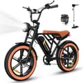 Miniatyrbild 1 av 4: COLORWAY BK29 Elcykel, 20" E-BIKE för all terräng med 4.0 Fat Tire, 250W motor och 48V 15Ah batteri, Shimano 7 Speed