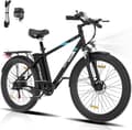 Miniatyrbild 1 av 6: HITWAY Elcykel 26*3,0 Big Inch, City Mountain Bike, E-Bike Avtagbart litiumbatteri 48V15Ah - 7 hastigheter