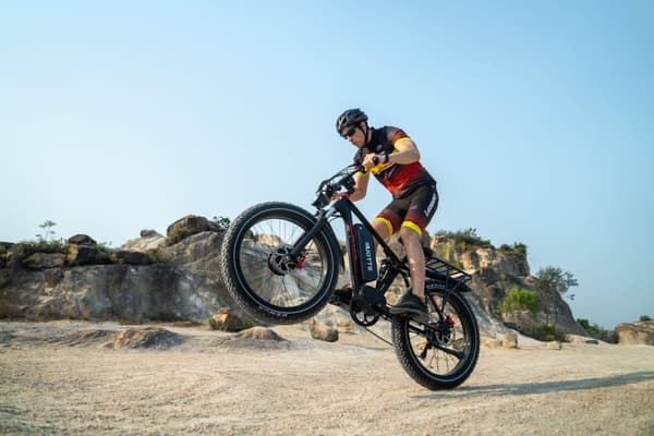 Elcykel Duotts ​​S26 48V 20AH Batteri upp till 120 km med två motorer Mountainbike 2bike, 26" tum svart