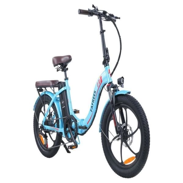 Väldigt Elektrisk FAFREES F20 Pro - Motor 250W Batteri 648WH Räckvidd 80KM - Blå sjö