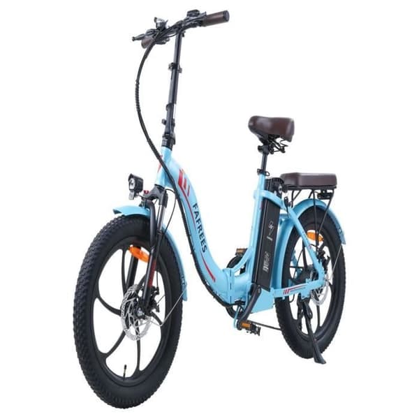 Väldigt Elektrisk FAFREES F20 Pro - Motor 250W Batteri 648WH Räckvidd 80KM - Blå sjö