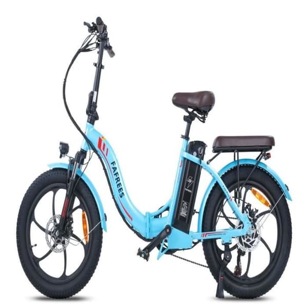 Väldigt Elektrisk FAFREES F20 Pro - Motor 250W Batteri 648WH Räckvidd 80KM - Blå sjö
