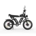 Miniatyrbild 3 av 4: Ridstar Q20 Elcykel - Dubbelmotorer 750W*2 Dubbelbatterier 48V20Ah*2 20" Däck Hydrauliska skivbromsar - Svart