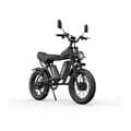 Miniatyrbild 2 av 4: Ridstar Q20 Elcykel - Dubbelmotorer 750W*2 Dubbelbatterier 48V20Ah*2 20" Däck Hydrauliska skivbromsar - Svart