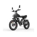 Miniatyrbild 1 av 4: Ridstar Q20 Elcykel - Dubbelmotorer 750W*2 Dubbelbatterier 48V20Ah*2 20" Däck Hydrauliska skivbromsar - Svart
