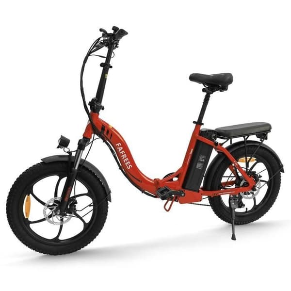 FAFREES F20 - Elcykel - 20" Hjul - Motor 250W - Batteri 36V 15AH - Röd