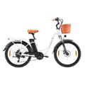 Miniatyrbild 1 av 4: TTGO YY-26ST Elcykel - 250W Batteri 36V14.5AH 26 Tum Däck Max Hastighet 25 km-h Mekaniska Skivbromsar - Vit